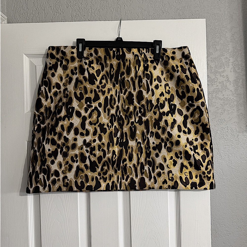 Nine West XXL leopard print skirt